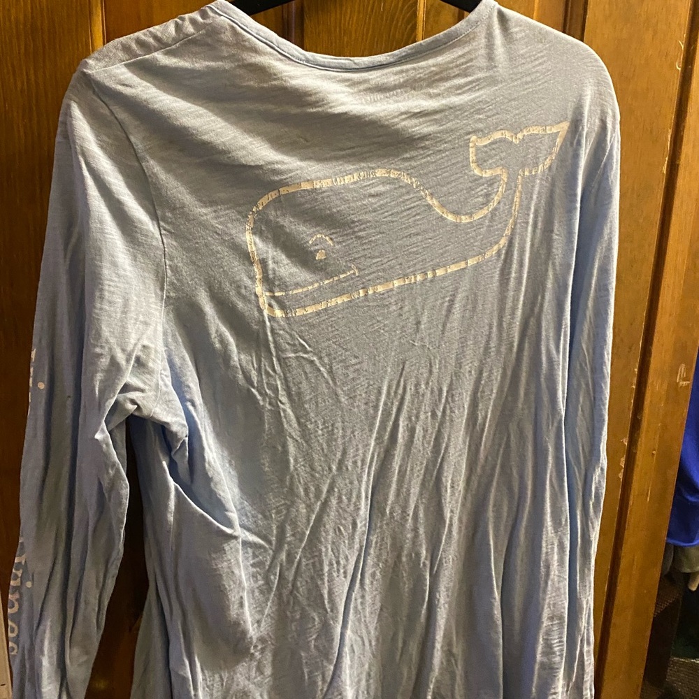 Light blue vineyard vines long sleeve